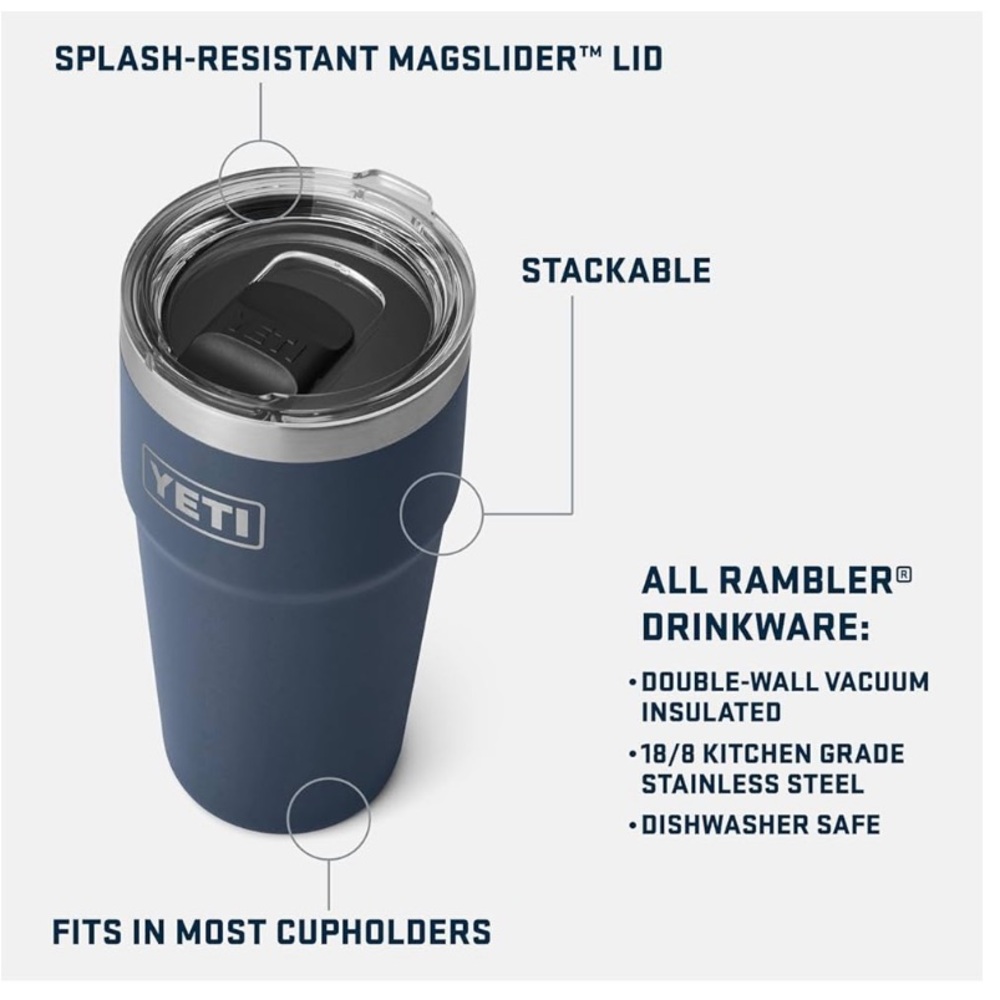 YETI Cream Rambler 30oz 887ml - Picture 10 of 11